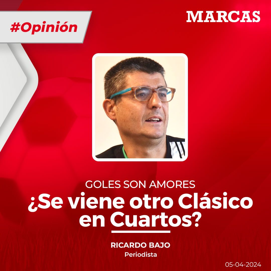 #ColumnaDeOpinión 
@MarcasLaRazon 
¿Se viene otro Clásico en Cuartos?
👉  go.la-razon.com/r5E7HT