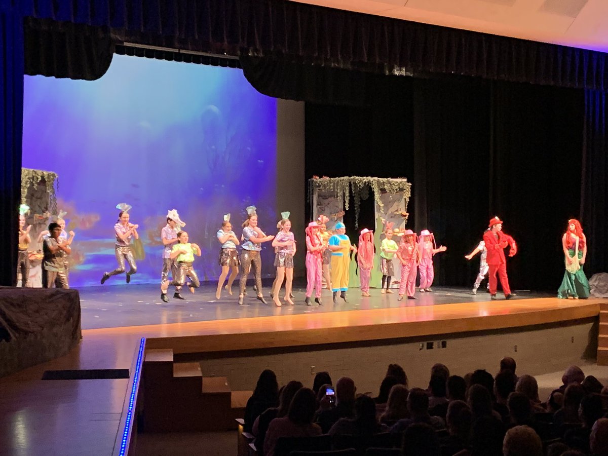 Will be singing Under the Sea all weekend after enjoying the JH Musical, Little Mermaid. Awesome show, talented students, great directors- proud to be a Mustang. Go see it this weekend.