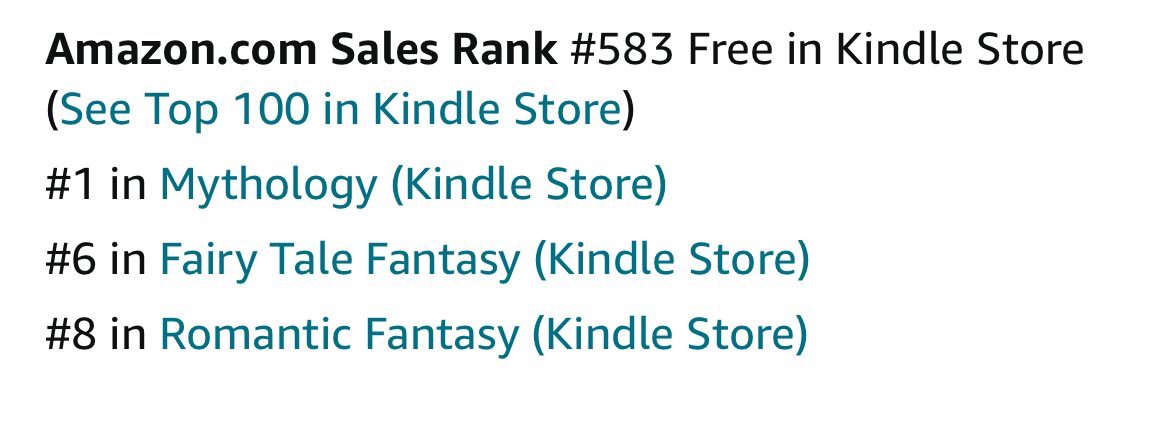 Woot! A Forest of Grimm Desires made it to #1 in mythology! 💕