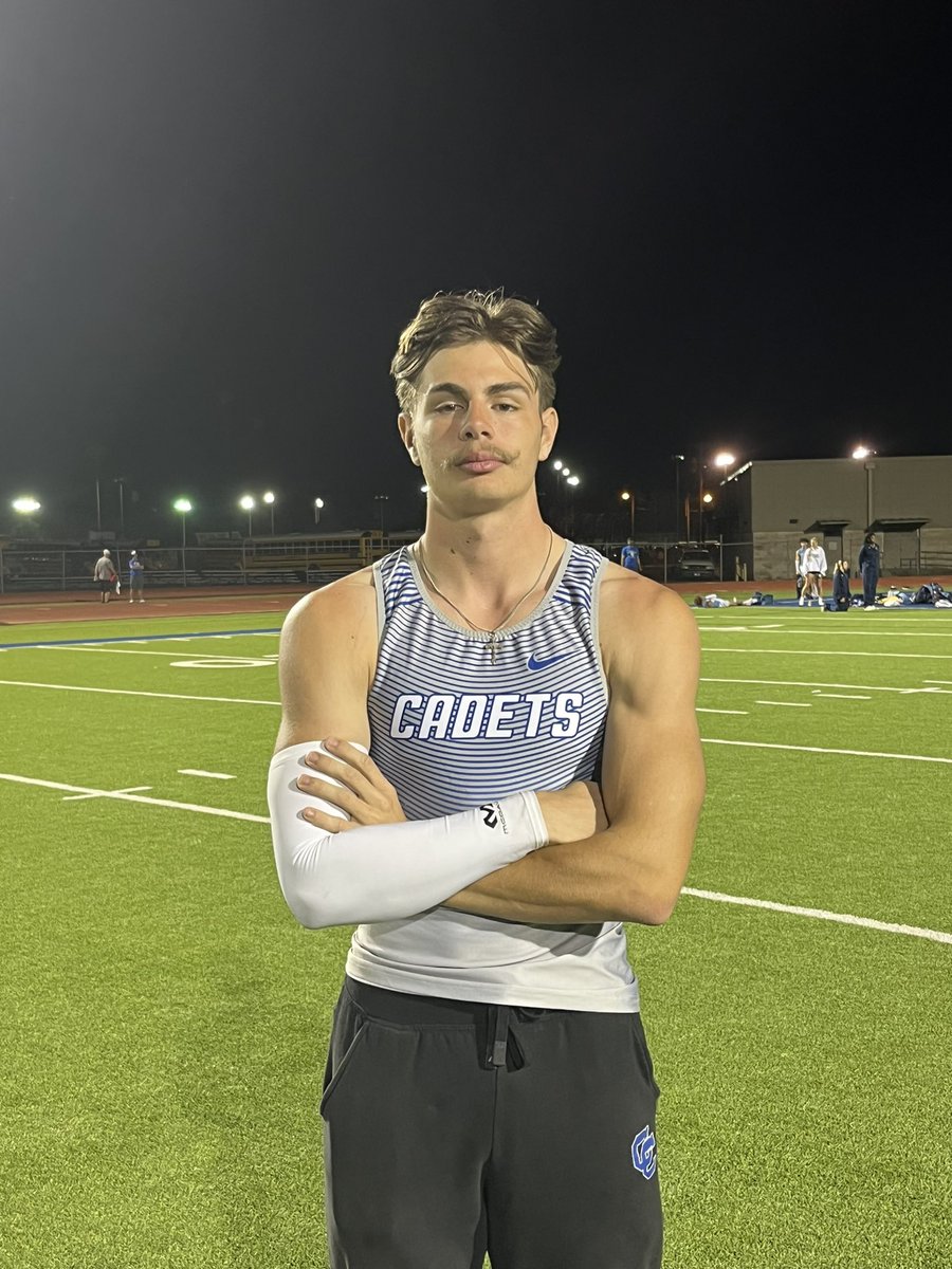 @CadetTrack congrats to Matthew White. He will be advancing to the Area meet in the 110 & 300 Hurdles. @ConnallyISD @connally_hs @CCadetAthletics