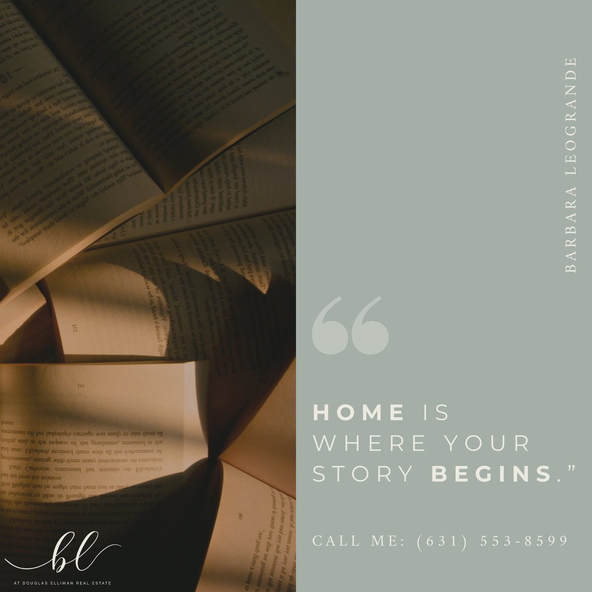 Let the next chapter unfold! ❤️ #CallBarbara 🏠
.
.
.
.
#SoldByBarbara #CallBarbara #ILoveWhatIDo #ListenToYourBroker #ListWithMe #BuyWithMe #DouglasElliman #DouglasEllimanRealEstate #DE #EllimanAgents #EllimanLI #LongIsland #SouthShore #RealEstate #Realtor #RealtorLife