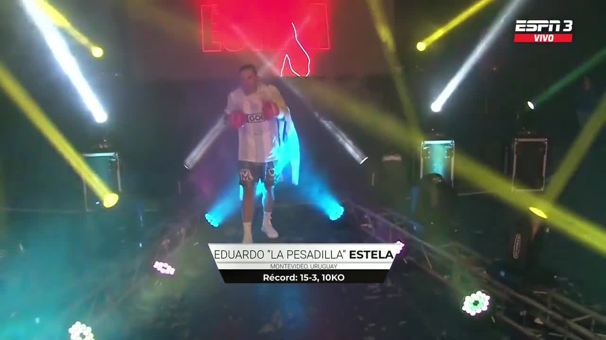 ¡Vamos con la pelea estelar! Eduardo Estela 🇺🇾 vs Alejandro Ramírez 🇦🇷 🔥 EN VIVO 🔥 por #ESPNKnockOut 📺 @StarPlusLA #ChinoMaidanaPromotions