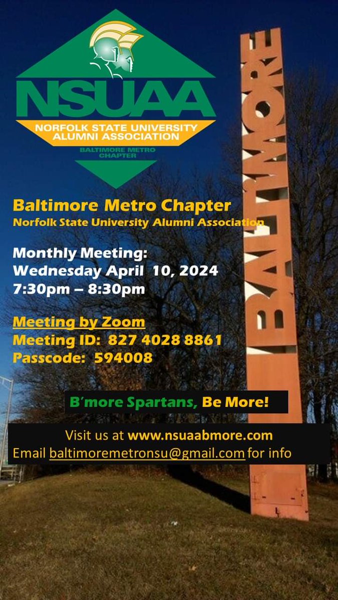 Baltimore Metro Chapter (@nsuaabmore) on Twitter photo 
