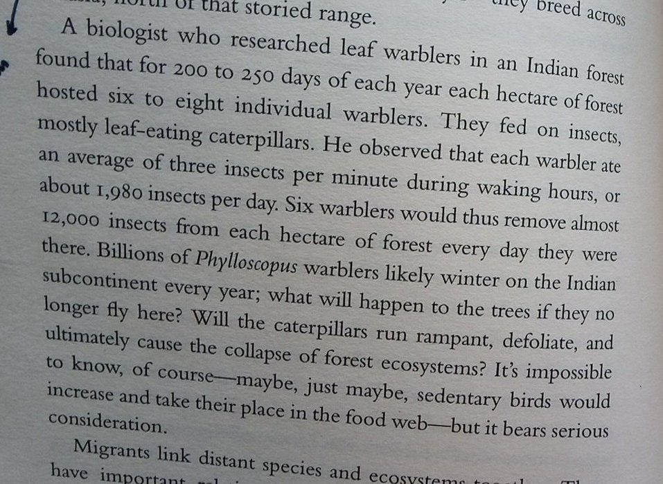 In this age of 'wildlife rescue centres', worth remembering that global biodiversity's biggest threats are illegal trade, habitat destruction and climate change. On the last, this book by @AdamWelz is a #mustread. See especially the third snap -- our fate is intertwined as well.