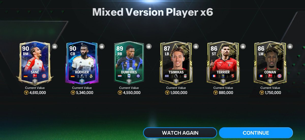#fc24 #fcmobile #EAFC24 🤑Show us your 85-97 mixed version x 6 packs..... For me... Many totw players.... Cheap and easy to complete, but rewards are 🚫UNTRADABLE 🚫 Anyone got any big W's from this pack yet? @tutiofifa @minusfcmobile @Jacobek08 @Wolfman__HD @rkreddyEAFC…