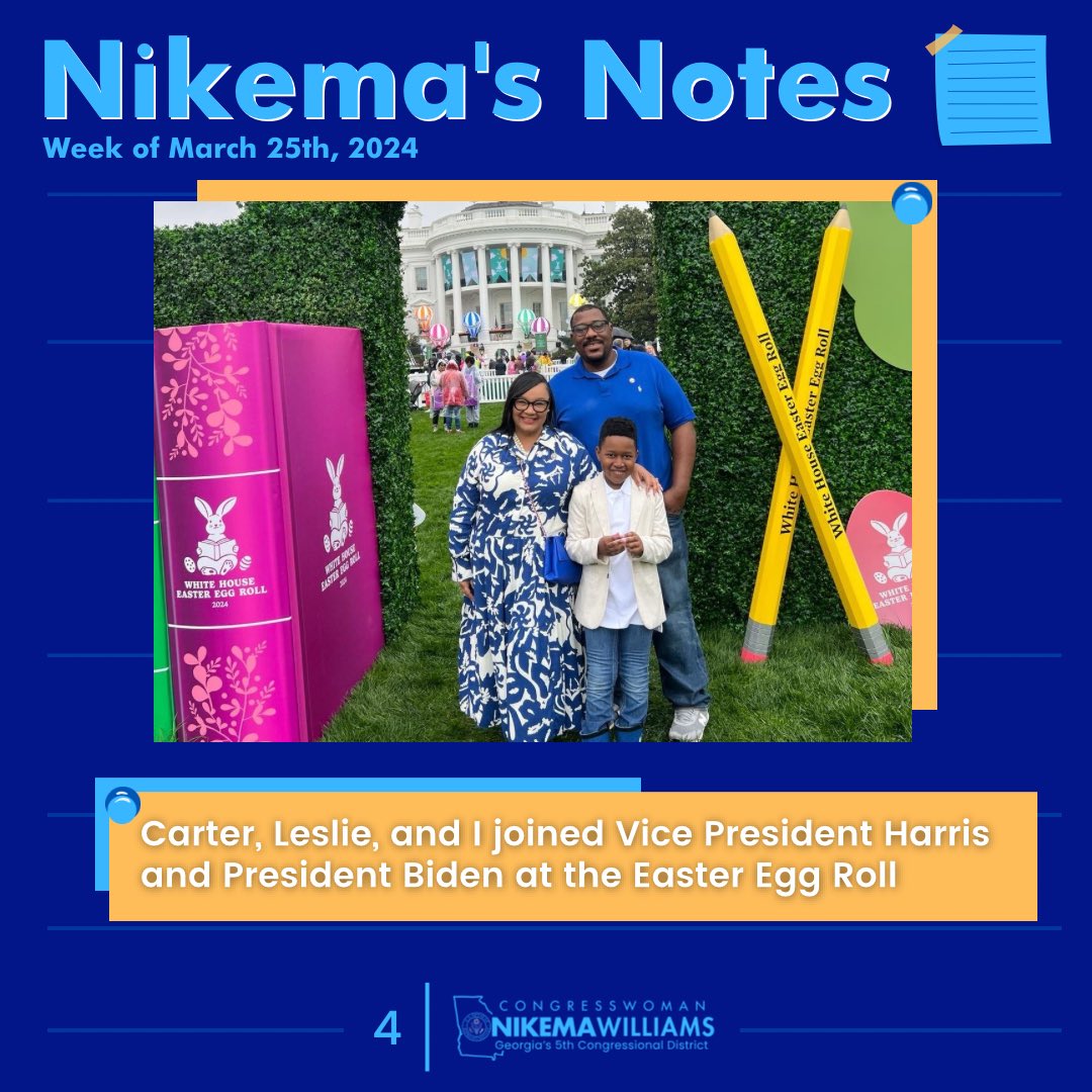 RepNikema's tweet image. This week, I celebrated #404Day the only way I know how. By working hard and playing hard. Catch up and count the checks in #NikemasNotes