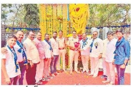 On occcasion of Sri. Babu Jagjivan Ram Jayanathi who is a National leader, a freedom fighter, a crusader of social justice, pays tribute by Sri, B Nagendra Babu Inspector, SHO Rajendranagar PS @CPCyberabad @DcpRjnrzone