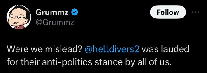 Reactionaries were told many times that Helldivers 2 was a blatant satire of fascism but they refused to listen.
