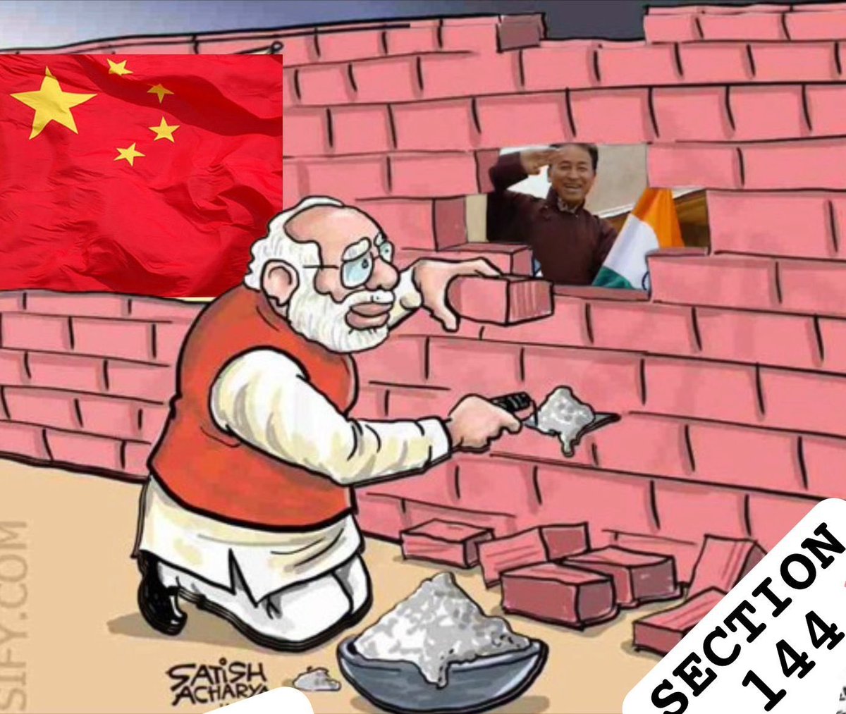 बॉस #Jinping की आज्ञा का पालन करूँगा.
भारतीय को भारत में नहीं घुसने दूँगा.

#Section144