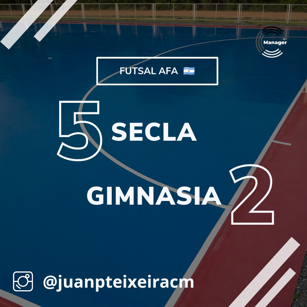 #FutsalAFA ⚽️🇦🇷 | #Fecha4

#JorgeNewbery (7) le ganó por 2-1 a #Independiente de Avellaneda (6). #FerroCarrilOeste (5) empató 3-3 con #NuevaChicago (2). #SECLA (6) goleó por 5-2 a #Gimnasia de La Plata (0).

#futsal #afafutsal #vivimosfutsalafa #pasionfutsal #adostoquesfutsal