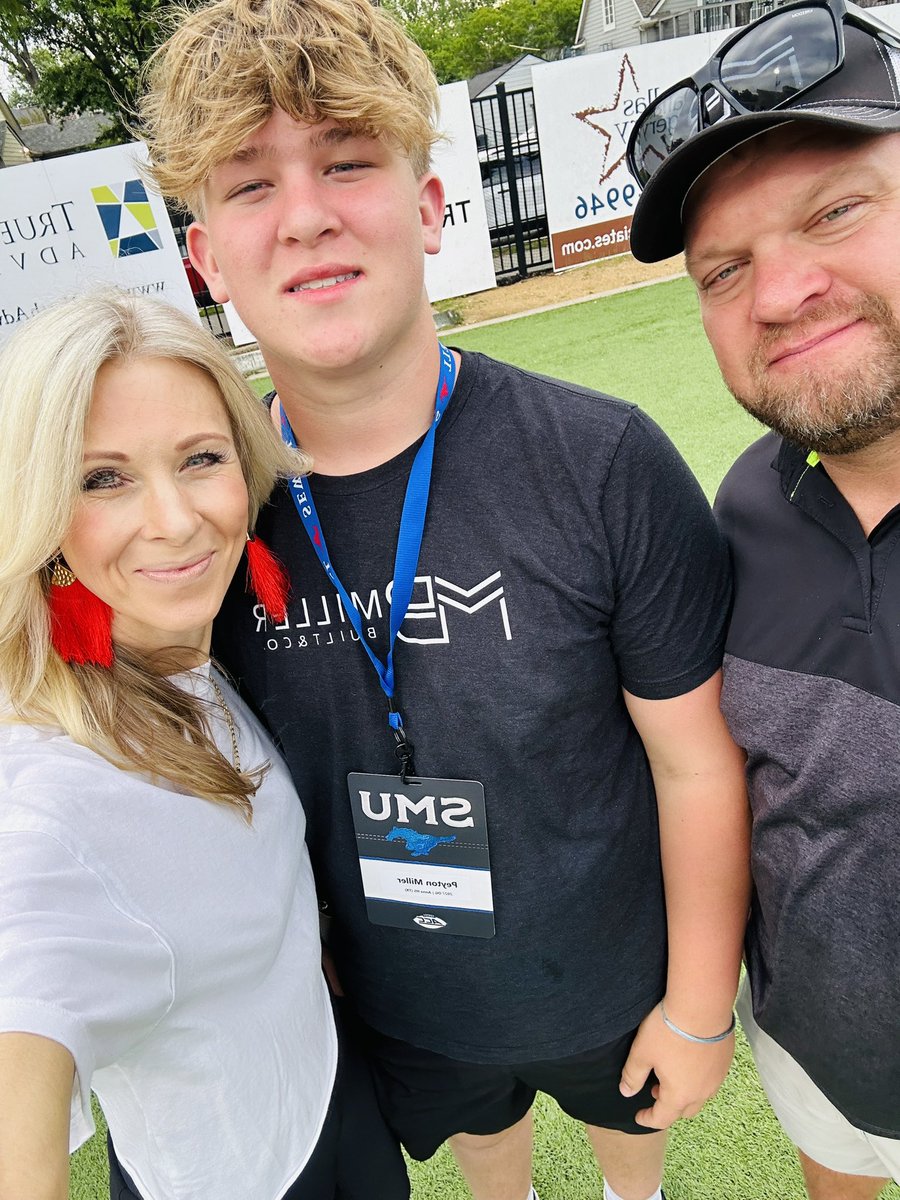 Had fun at the @SMUFB spring game tonight it was great to see coach @rhettlashlee coach @GarinJustice and coach @__thalen