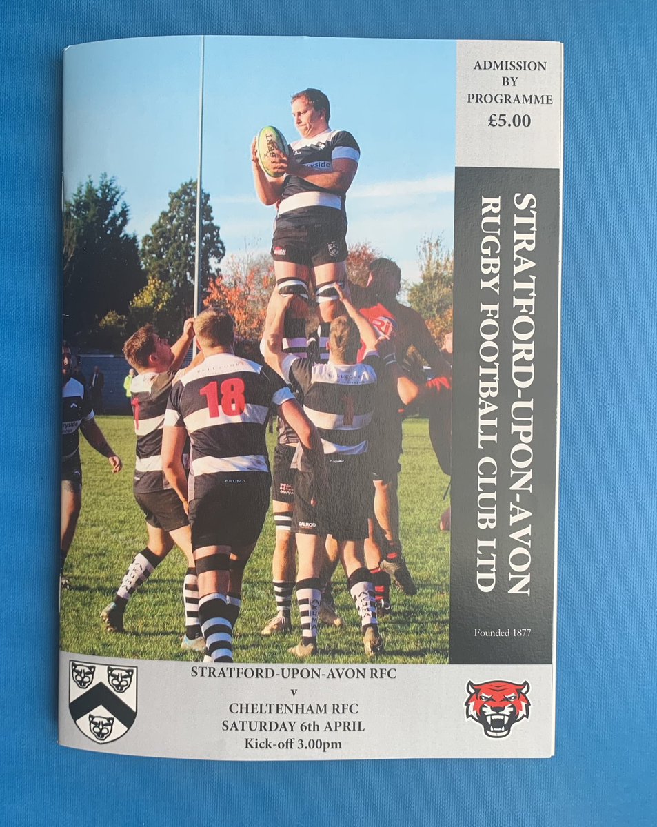 ValePrintGroup's tweet image. Delighted to be sponsoring todays match Stratford-upon-Avon RFC v Cheltenham RFC. Have a great game guys. Apparently the “Going” is a little “Soft”. If you would like great prices and quality on your print, please email: edward@valegroup.co.uk