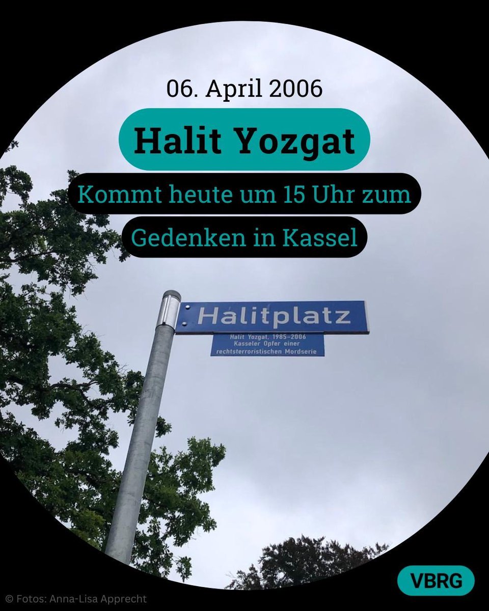 Wir gedenken Halit Yozgat. Er wurde am 6. April 2006 vom sog. #NSU in Kassel in seinem Internetcafé ermordet. Bis heute gibt es keine lückenlose Aufklärung. Deshalb zeigt eure Solidarität mit den Angehörigen vor Ort: Heute. 6.6.24, 15 Uhr, Halitplatz Kassel #KeinSchlussstrich