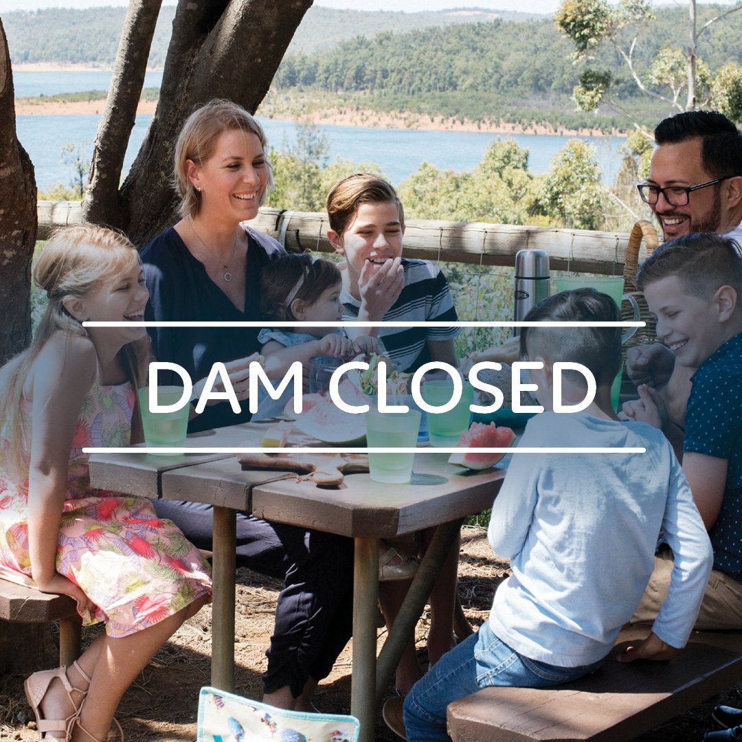 The picnic area at #SerpentineDam is closed until further notice due to site works. The Bistro by the Dam café remains open. For the latest, visit our website >> bit.ly/Serpentine_Dam
