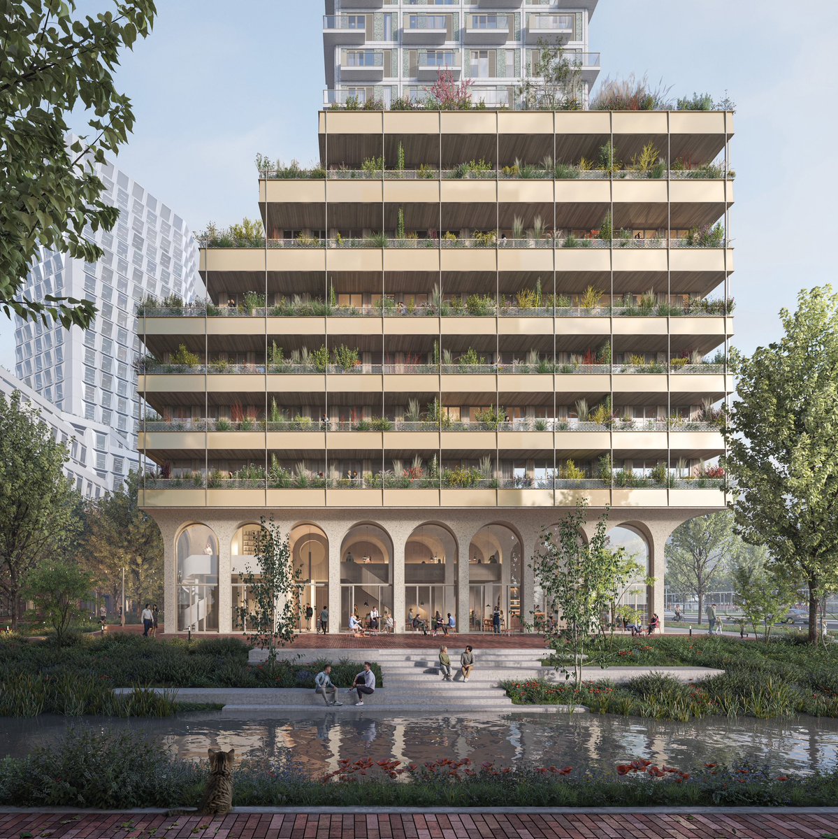 Ontwerp voor Zuidas 2E.