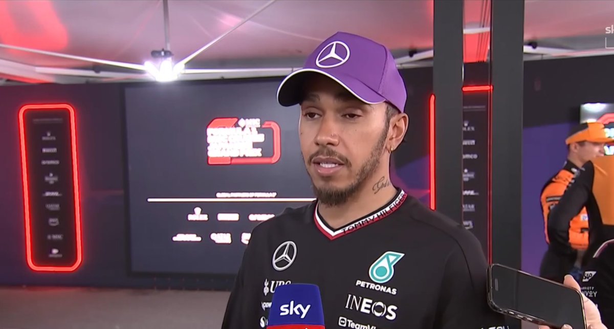 Hamilton P7 “Es complicado encontrar un buen set-up de un circuito a otro, pero éste ha ido mejor, las curvas de media velocidad nos han beneficiado. Tengo confianza con el coche” Mejora de Mercedes sin porpousing y con Ham por delante de Russell