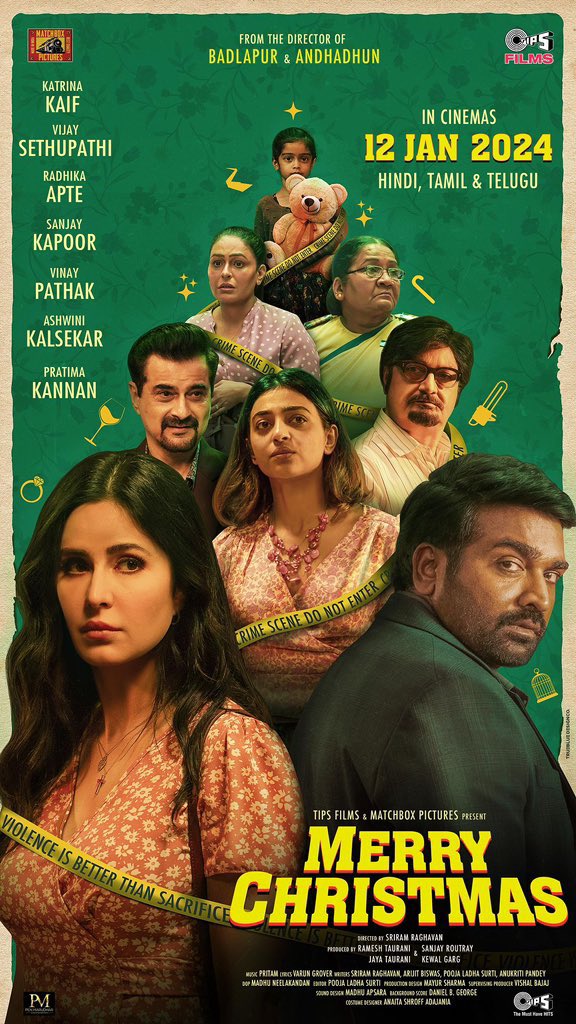 tusharshekher's tweet image. one director, four movies

#SriramRaghavan