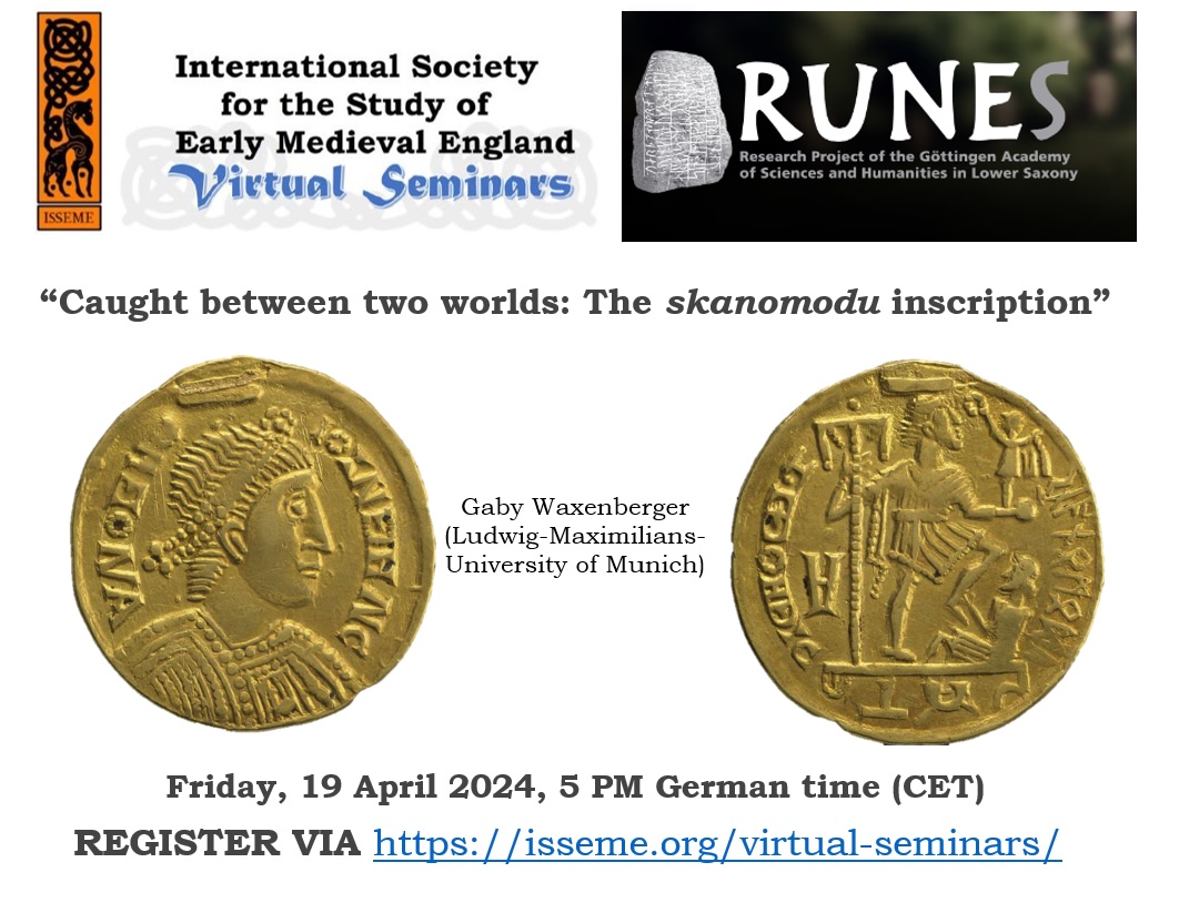 Do you like RUNES!? Don't miss our next Virtual Seminar, co-organised with the Runes project!!!