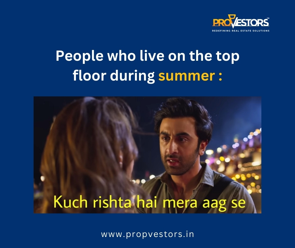 Summer dwellers on the highest floor..🥲 #PropVestors #realestategoals #growthjourney #RealEstateExpert #summer #residential #commercial #kolkata #property #kolkataproperty #realestatetips #bestguidance #trustedadvisor #onestopsolution #memesdaily #VisitUsNow #weekendvibes