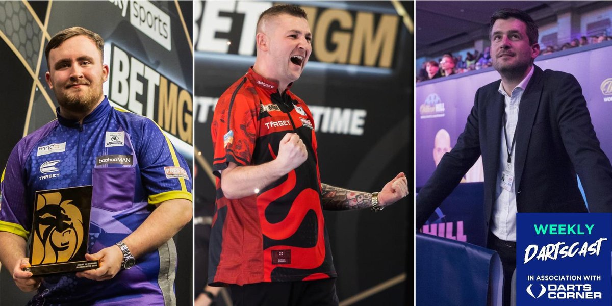 Weekly Dartscast (@weeklydartscast) on Twitter photo 𝙉𝙀𝙒 𝙋𝙊𝘿𝘾𝘼𝙎𝙏!
Episode 3⃣5️⃣0️⃣
🗣️ Guests
<a href="/LukeTheNuke180/">Luke Littler</a>
<a href="/NathanAspi/">Nathan Aspinall</a>
<a href="/MattPorter_PDC/">Matthew Porter</a>
🗣️ Host
<a href="/lalmoss20/">Lal Moss</a>
🎯 Premier League Manchester Special
Listen here 👇
bit.ly/3xxIHzE
in association with <a href="/DartsCorner/">Darts Corner</a> 𝙉𝙀𝙒 𝙋𝙊𝘿𝘾𝘼𝙎𝙏!
Episode 3⃣5️⃣0️⃣
🗣️ Guests
<a href="/LukeTheNuke180/">Luke Littler</a>
<a href="/NathanAspi/">Nathan Aspinall</a>
<a href="/MattPorter_PDC/">Matthew Porter</a>
🗣️ Host
<a href="/lalmoss20/">Lal Moss</a>
🎯 Premier League Manchester Special
Listen here 👇
bit.ly/3xxIHzE
in association with <a href="/DartsCorner/">Darts Corner</a>