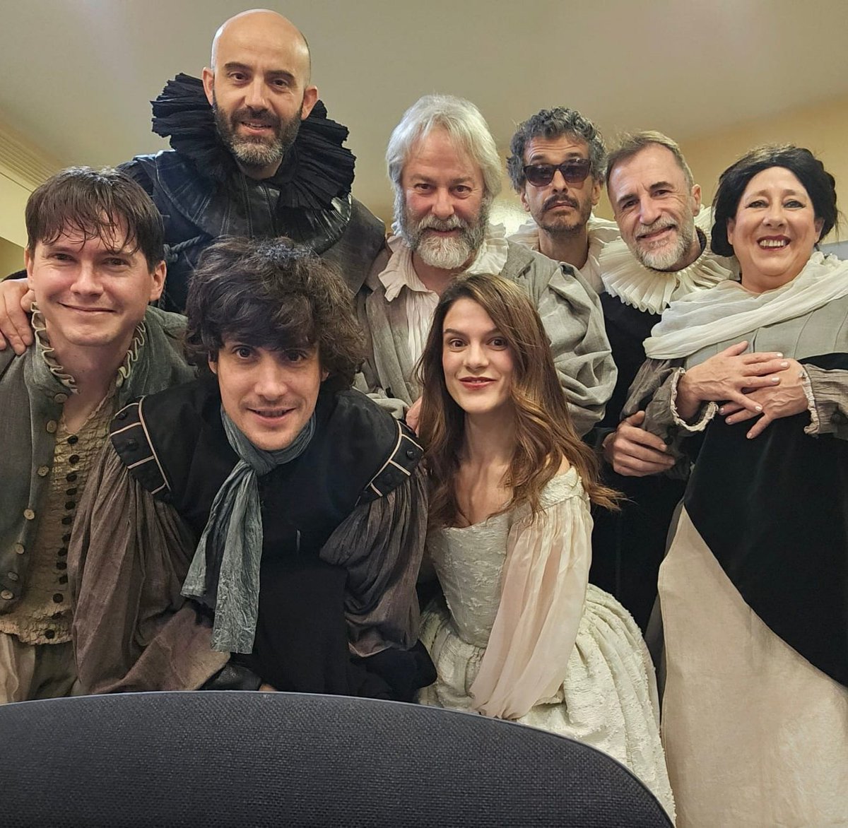 A punto de empezar. 
"EL ALCALDE DE ZALAMEA" de Teatro Corsario en el Auditorio de Medina del Campo.
teatrocorsario.com/ALCALDE.html