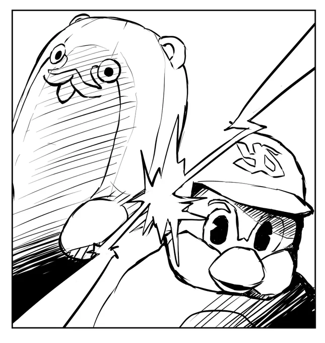 #対になってる絵をあげる 
エスコンコラボの時の… 