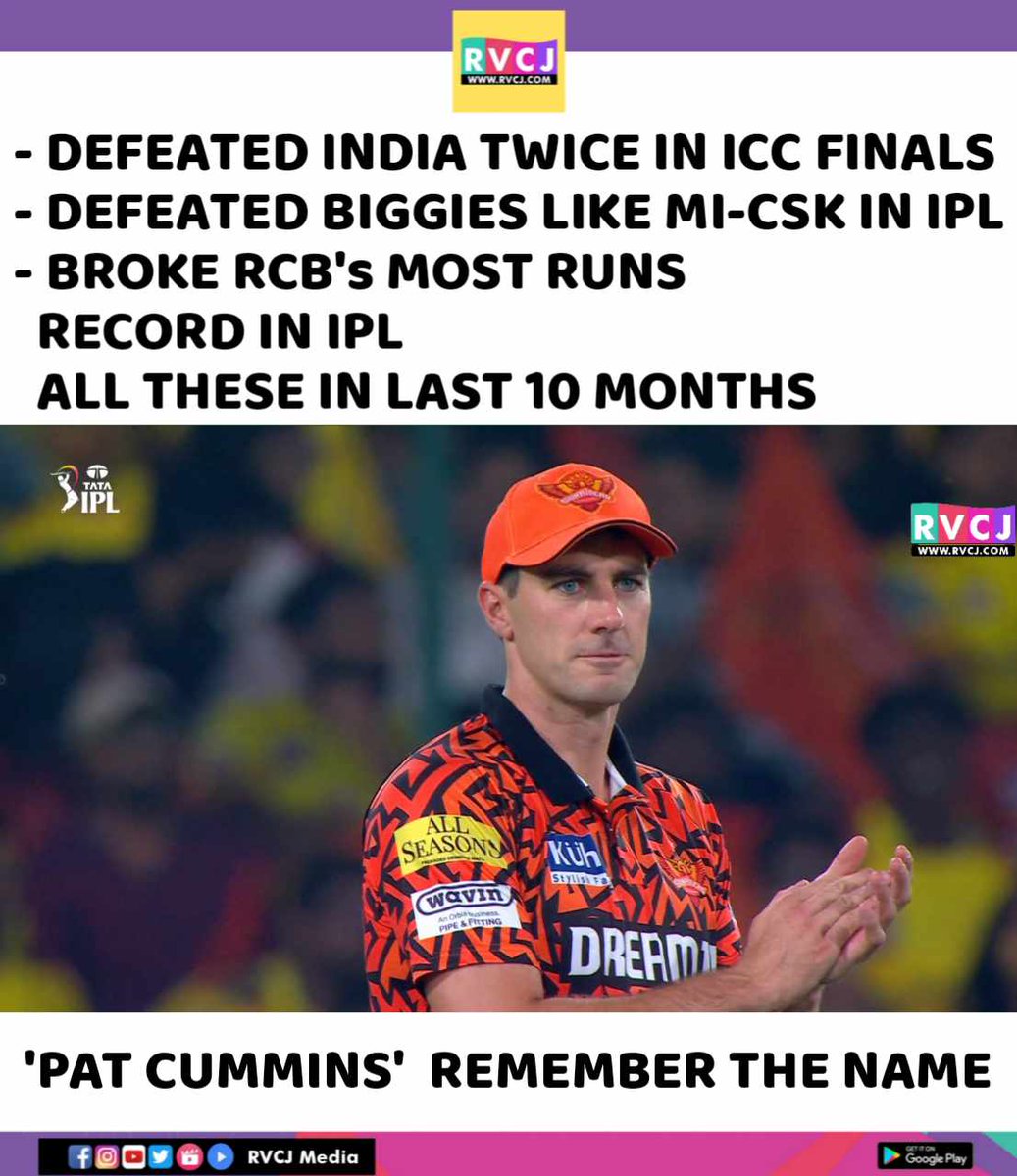 upendra_013's tweet photo. I like him because of captaincy process and game approach towards the process #patcummins https://t.co/6V8eBHs6s1