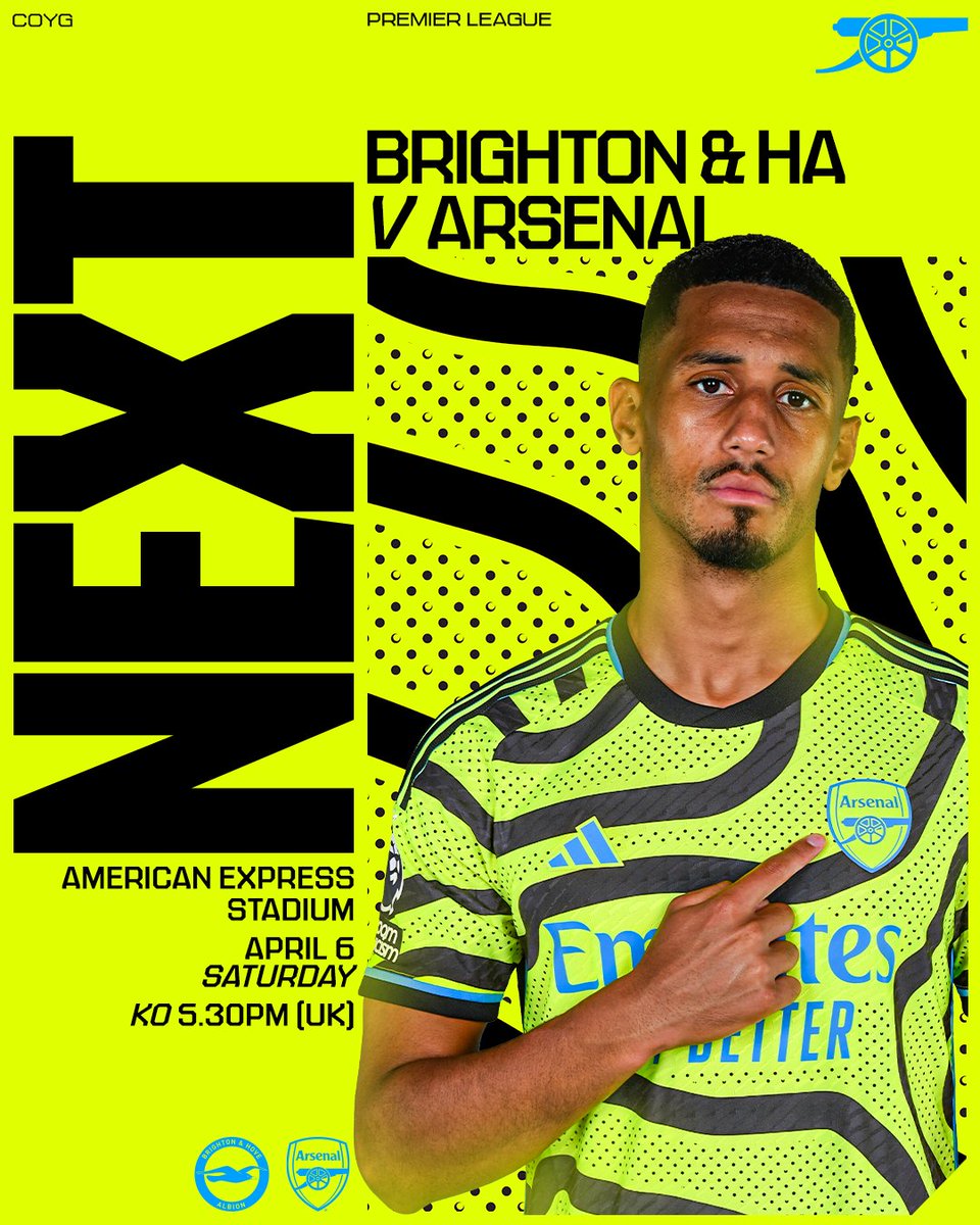 nietzschean0x's tweet photo. Road to epl champions is on today again . Pray for brighton.
#arsenal #saliba #saka #kiwior #havertz #martinelli #brighton #manu #liveroool https://t.co/HAA9YfSWxa