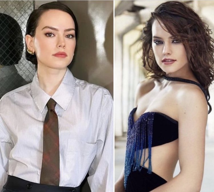 Find a woman who can do both……………. Tom is living his best life 😍 #DaisyRidley #BAE