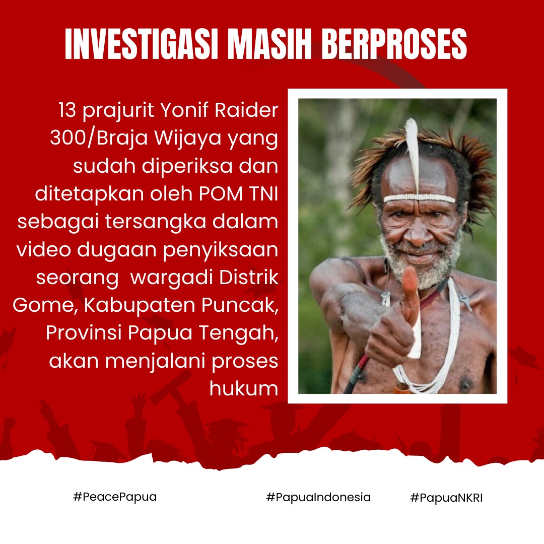 dewicrisna1's tweet photo. TNI memiliki komitmen yang kuat untuk menegakan hukum. 

#TNIBersamaRakyat #Papua #TumpasKSTPapua #PapuaIndonesia https://t.co/nPkUHuuuOz