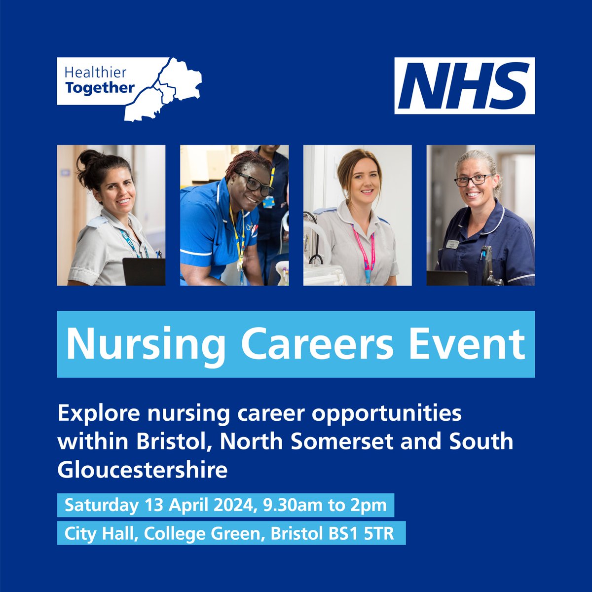 Just week to go until our Nursing Careers Event! 📅 Saturday 13 April ⏰ 9:30am - 2pm 📍 City Hall, Bristol Connect with employers, discuss your career goals, and explore CPD sessions on different nursing roles. Register 👉 orlo.uk/9LxQN orlo.uk/EgxnZ
