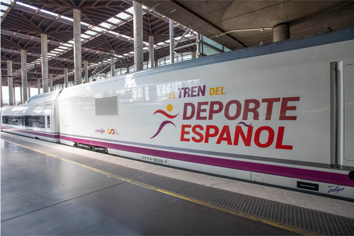 Fomentamos el uso del ferrocarril como medio de transporte sostenible entre los deportistas, por eso apoyamos y colaboramos eventos deportivos y somos el Tren Oficial de un gran número de equipos de alto nivel.

#TrenDelDeporte
#DíaDelDeporte
ow.ly/B4aQ50R5B6R