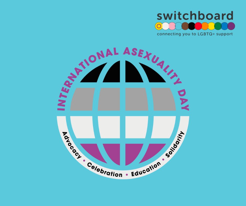 Happy International Asexuality Day! IAD celebrates people who are Ace, an umbrella term used to describe a lack of, varying, or occasional experiences of sexual attraction. This includes asexual people and those who identify as demisexual and grey-sexual. @IADofficial #IAD