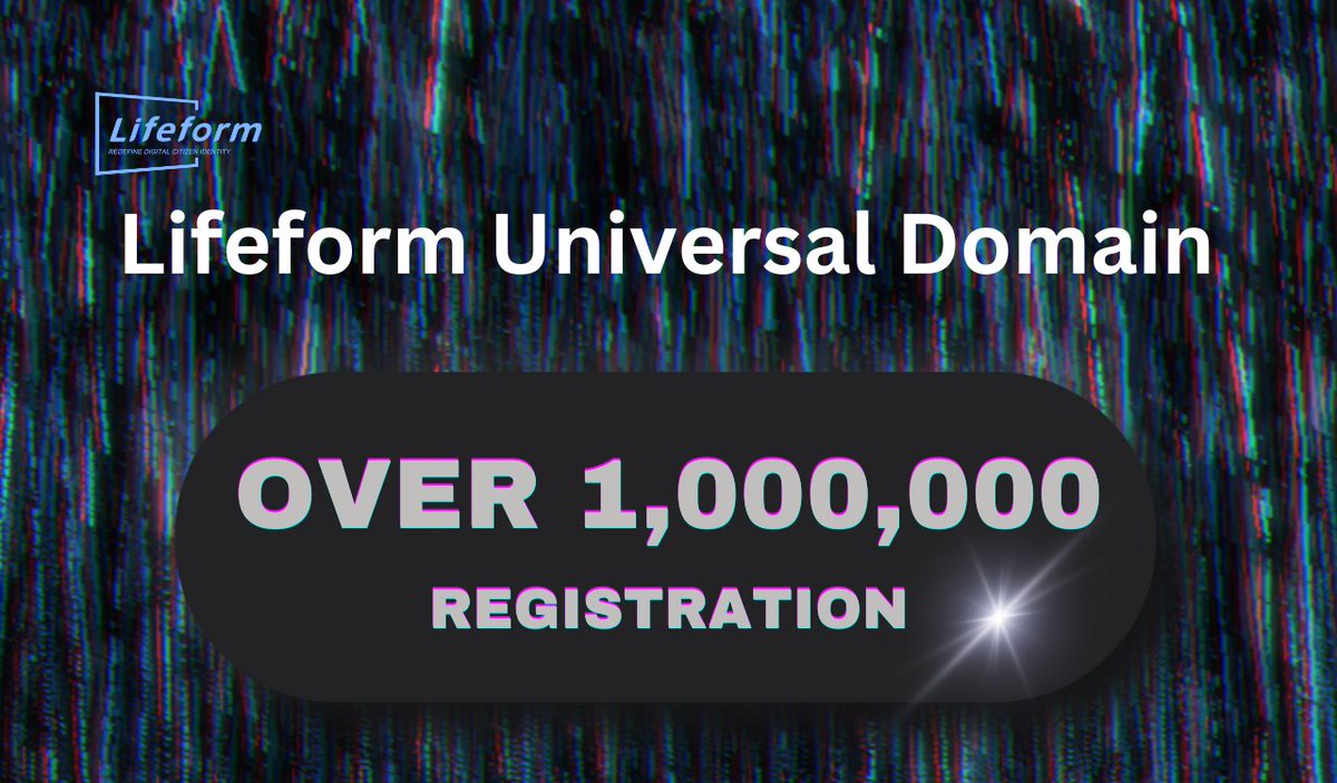 Lifeform Universal Domain proudly announces a monumental achievement: over 1,000,000 .btc domain names have been registered! This milestone underscores our expanding impact within the ecosystem and the Web3 world. Our sincerest gratitude goes to our community for propelling