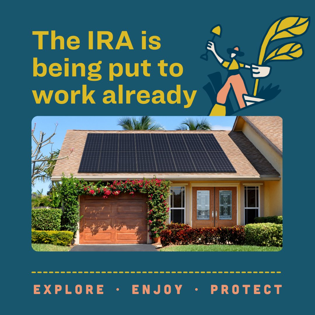 🌟 The IRA is largest investment in our climate and clean energy in US history. This historic legislation directs $369 billion to 100+ programs that together will chart a path to reducing emissions by 40 percent by the end of the decade.