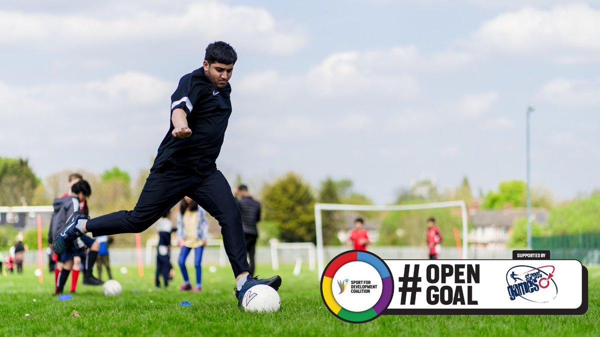 Today is the International Day of Sport for Development and Peace, and we’re joining @SFDCoalition in showcasing the role of #SportForDevelopment in tackling inequalities and building a healthier, more equitable and sustainable future. #IDSDP #OpenGoal 🧵 1/6