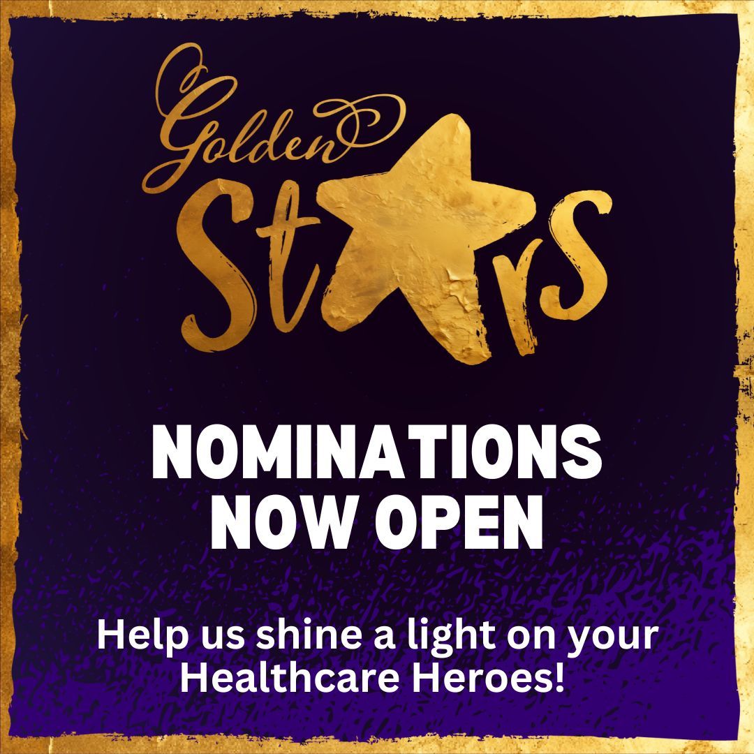 Nominations for our Golden Stars Awards are now open! If you have been a patient or visitor at one of our hospitals or in our community health services, you can nominate a staff member, clinical or non-clinical, by visiting the awards website at: hull.nhs.uk/awards/