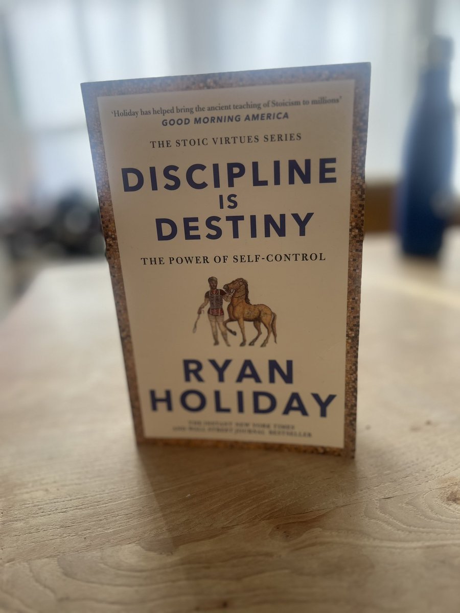 My new fave book… hard read as I am naturally expressive and emotive 

#disciplineisdestiny