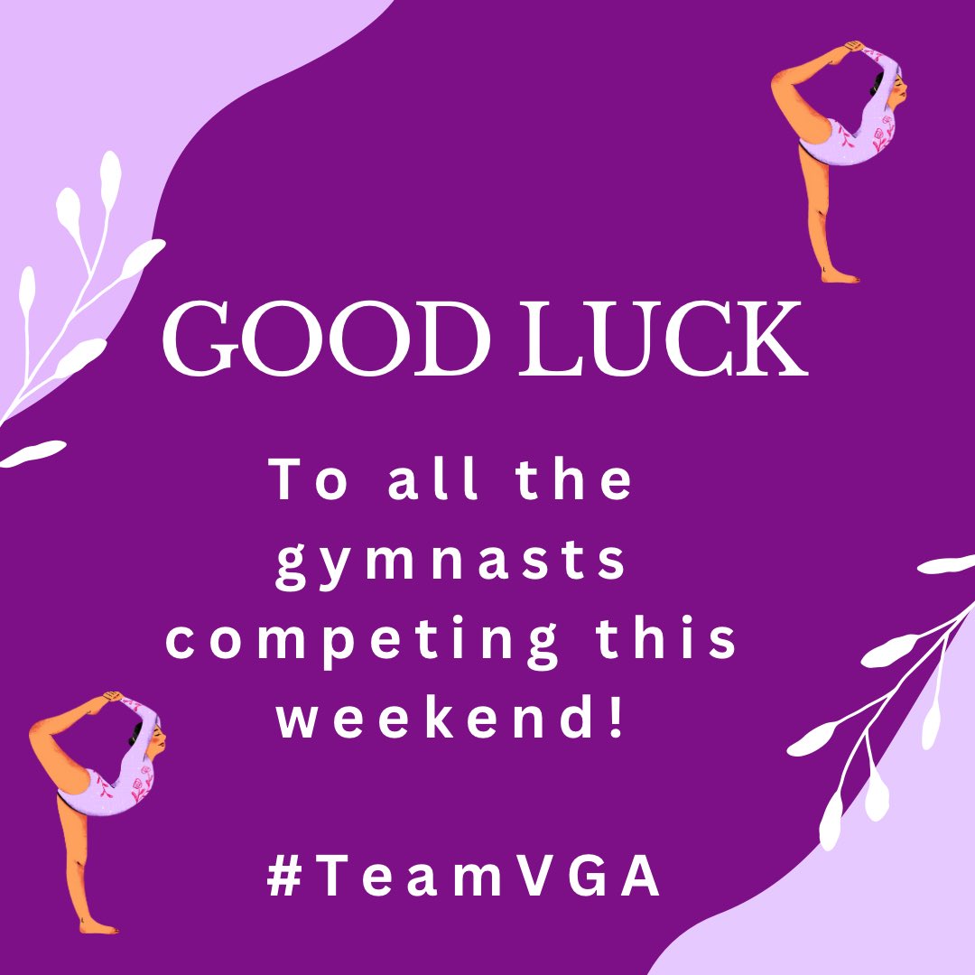 VGA2021's tweet photo. It’s Competition Day 💜🤸 https://t.co/XoitmBgFV8