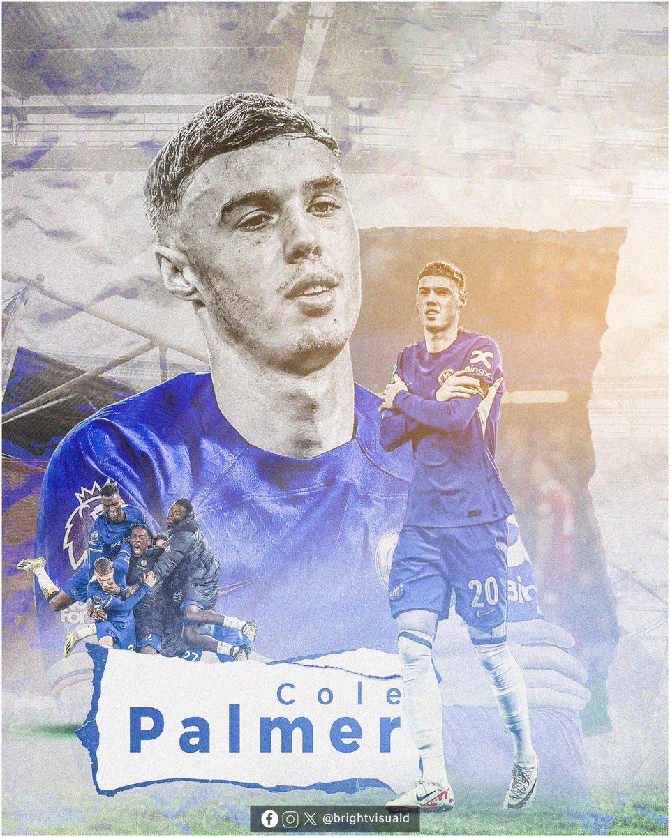 The Creative Scholar 👤 (@brightvisuald) on Twitter photo For the love of @chelseafc 💙 @colepalmer10
.
Designed by <a href="/brightvisuald/">The Creative Scholar 👤</a>
.
#design #graphics #graphicdesign #photomanipulation #photoshop #explore #explorepage #chelsea #sportsdesign #sportsdesigner #football #premierleague For the love of @chelseafc 💙 @colepalmer10
.
Designed by <a href="/brightvisuald/">The Creative Scholar 👤</a>
.
#design #graphics #graphicdesign #photomanipulation #photoshop #explore #explorepage #chelsea #sportsdesign #sportsdesigner #football #premierleague
