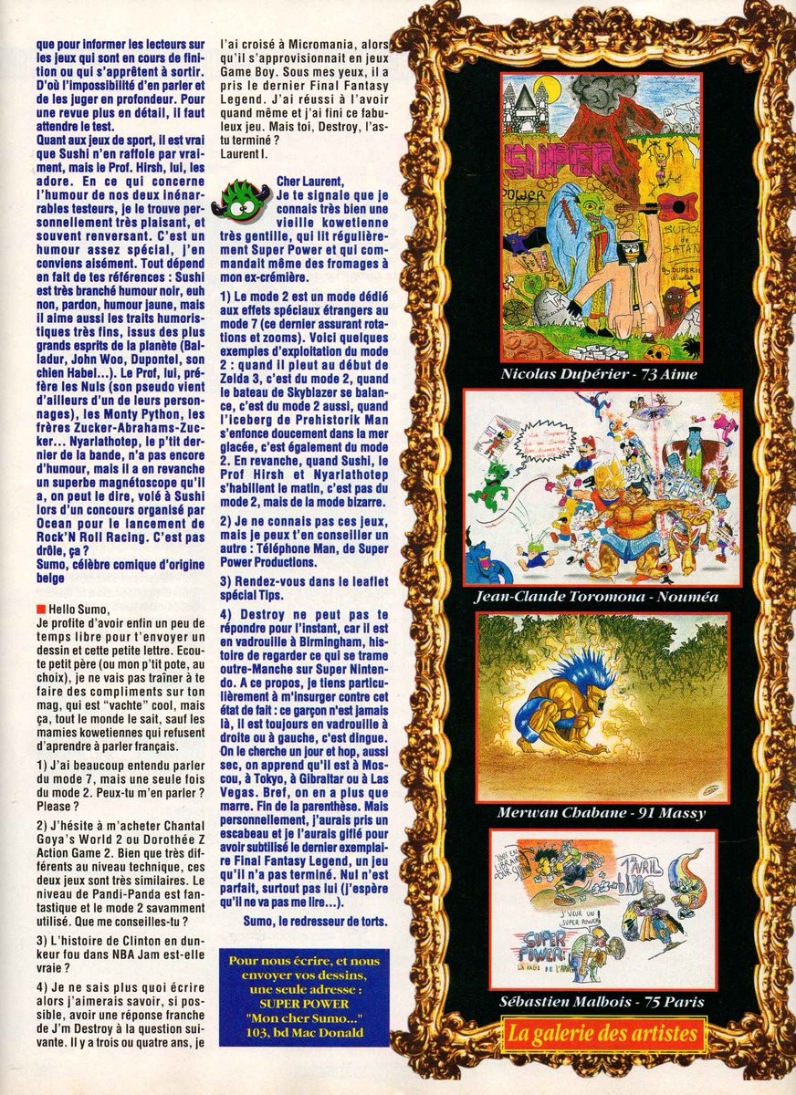 AllmightoFranky's tweet photo. On continue avec la rubrique "Mon cher Sumo" qui n'est autre que le courrier des lecteurs,sur 4 pages,on ne plaisantait pas avec les lecteurs chez #Supow!!Et les dessins des lecteurs aussi!! 2/6 https://t.co/MZiEQr2H6D
