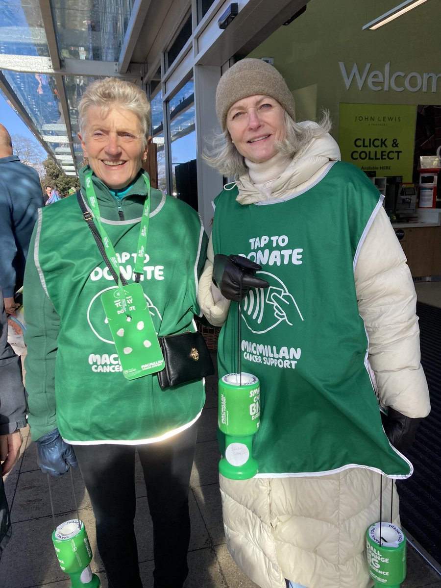 Once again @bigyellowss Camberley for storing our things. Here are a couple of photos of our @waitrose Bagshot Collection .It was very cold & wet at times , but the sun did come out & everyone had a smile on their faces.
