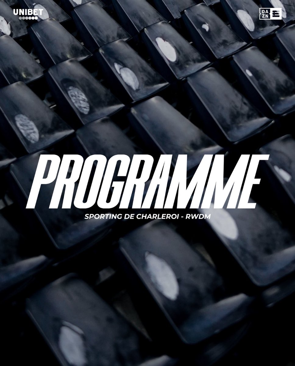 SportCharleroi's tweet photo. Le programme de cette journée pour #CHARWD 🗓️
🗞️ https://t.co/hwR6kiJcFl
#RCSC #Charleroi #Unibet #CHARWD https://t.co/NGUucrcQyk