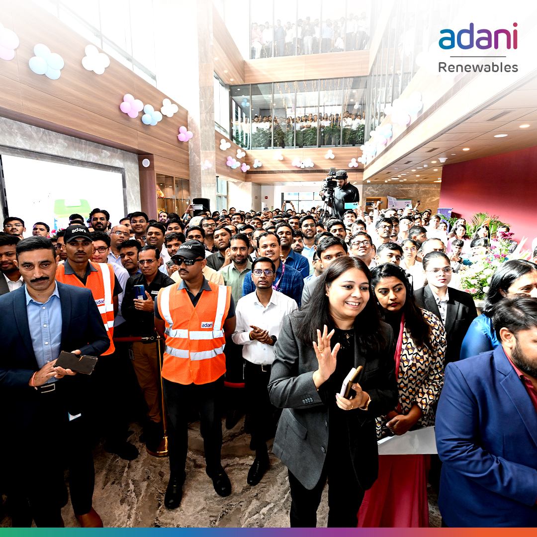 Celebrating our leap over 10 GW in renewables! The book ‘Energizing a Sustainable Future’, launched by our Chairman, Mr. Gautam Adani tells our story of dedication. Check out our celebration highlights! #AdaniGreenEnergy  #MilestoneAchievement #SustainableFuture