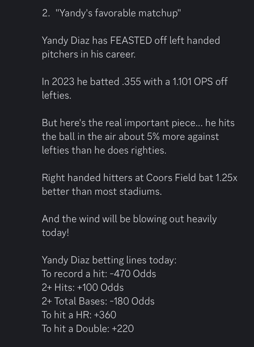 Our projections were on 🔥 yesterday

Perfect predictions for both Diaz and Semien 👀

For just $5/month you can make your money back in one day!

➡️ whop.com/prop-projector/

#GambingTwitter #PlayerPropBets #MLBprops #bettingtwitter #MLBPicks #bettingtwitter #mlb #mlbbets