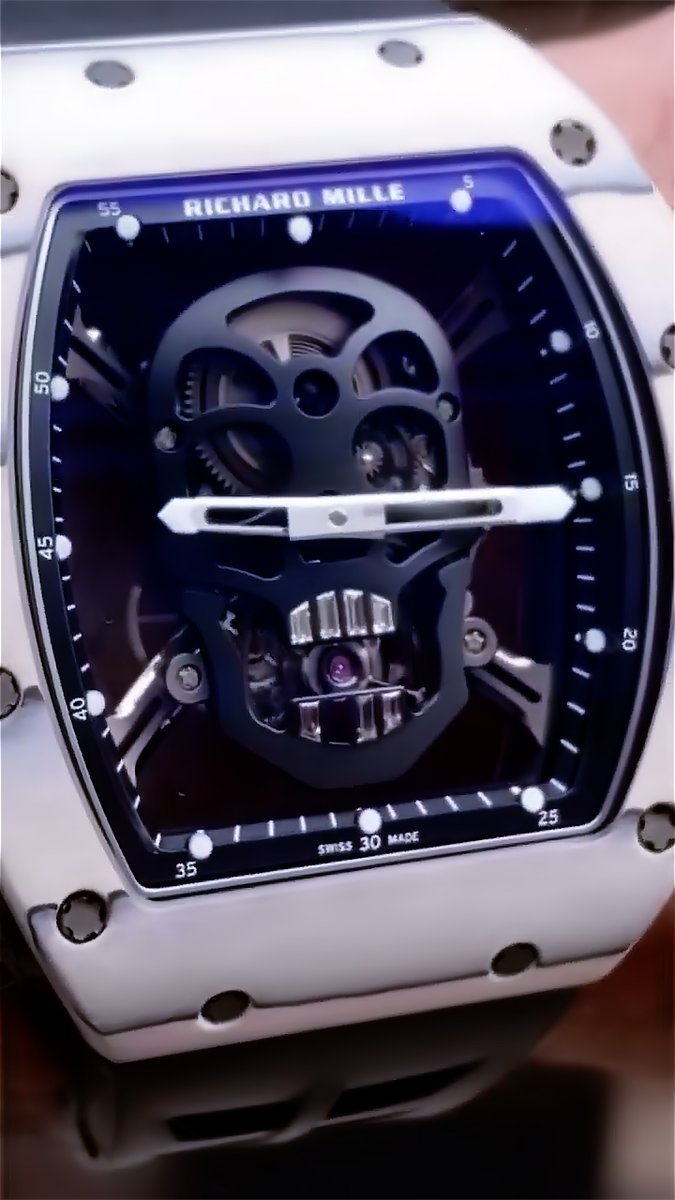 WorldtimerDiW's tweet photo. 理查德米勒 Richard Mille RM 52-01 Skull White TPT Tourbillon 💀
Recommended Richard Mille YouTube Playlist: https://t.co/42dReqe9K0
#RichardMille #RMwatch #jacobandco #richardmilles #RichardmilleStraps #luxurytimepiece #horologyCommunity #horologyMatters #billionairelifestyle https://t.co/aXGLlGoee8