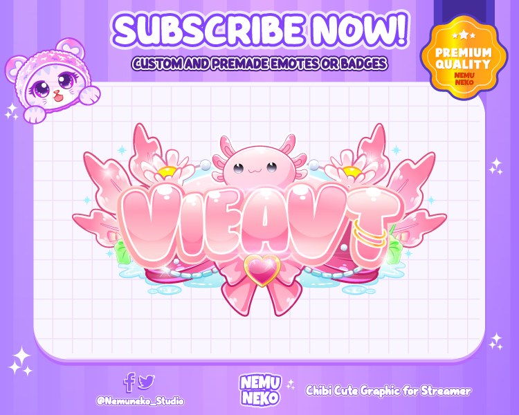 nemuneko_studio's tweet photo. π Special commission Vtuber Logo Text π
Design by https://t.co/7ehYdIToEQ
Start from $10 to Brand your identify!
#logotext #twitchlogo #discordlogo #customvtuberlogo #cutevtuberlogo #comissionsopen #commissionsopen #Vtuber #vtuberlogo #VGenComm #VGen #VGenOpen https://t.co/XWjOcr4qtl