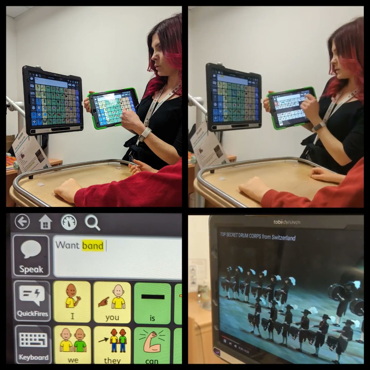 Communi_con's tweet photo. "I didn't know they could do that" - love hearing this from staff & families. Student has iPad with #TDSnap & uses a mix of symbols & typing. At times direct touch access seems a lot of effort. We had a TD Pilot on loan. As soon as he sat in front of it, he began browsing. 1/3 https://t.co/NAtmKq0vt0
