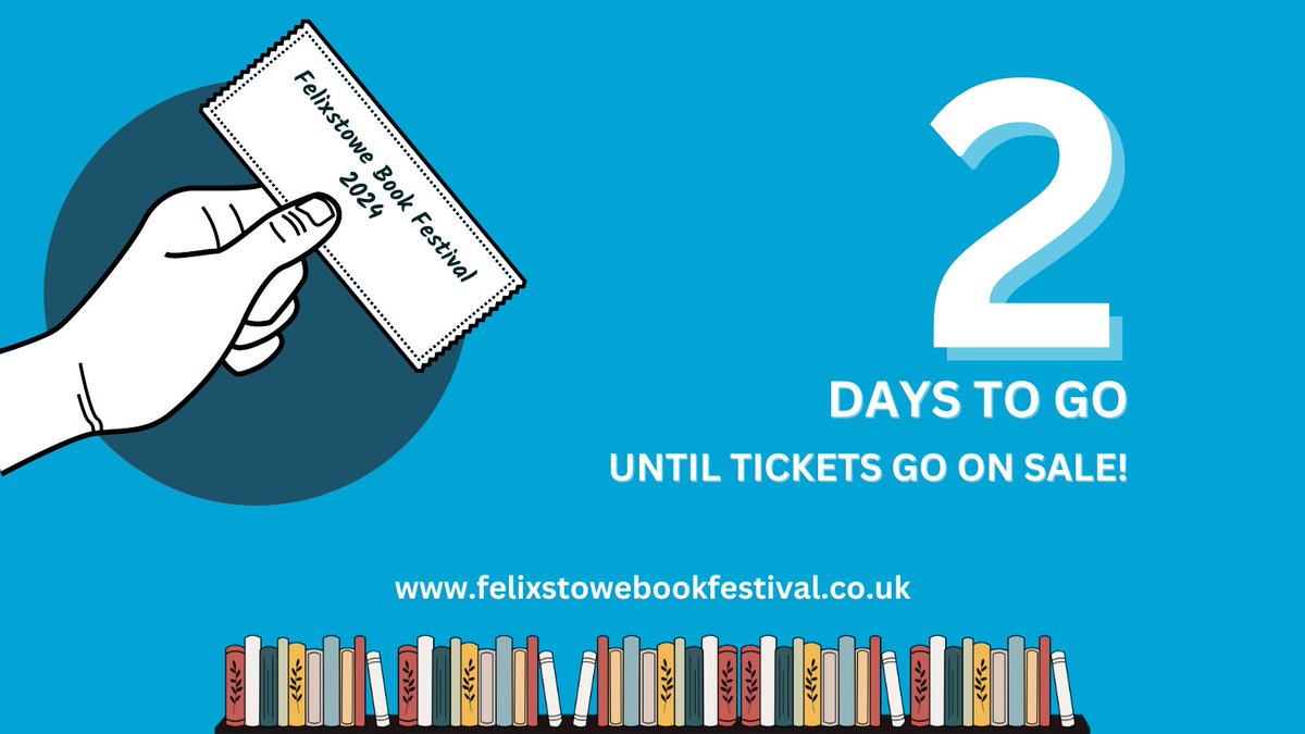The countdown is ON! ⏳🎟

Explore our festival programme and start planning which events you want to attend before tickets become available on Monday! 👉 felixstowebookfestival.co.uk/2024-programme

#FelixstoweBookFestival #BookFestival #Suffolk