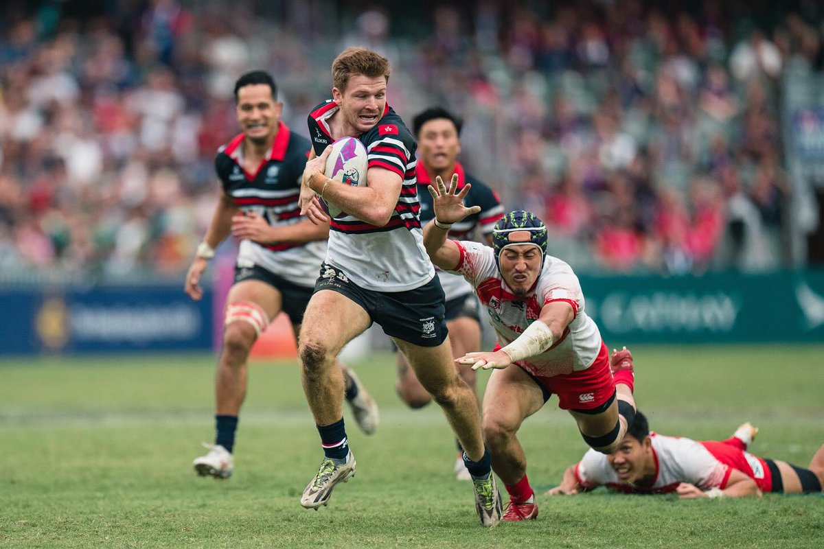 @HongKongRugby men lost to @JRFURugby as the Japanese stunned the hosts 33-14 in the Melrose Claymores The men's final will depend on the result of Japan vs China. Photo Credit: HKCR #hkrugby #allin #RugbySevens #HK7s #HongKongStadium #rugby7s #MelroseClaymores